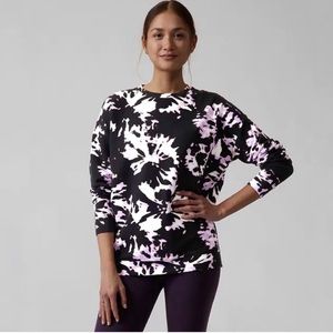 Athleta Tops | Athleta Ballance Printed Pullover